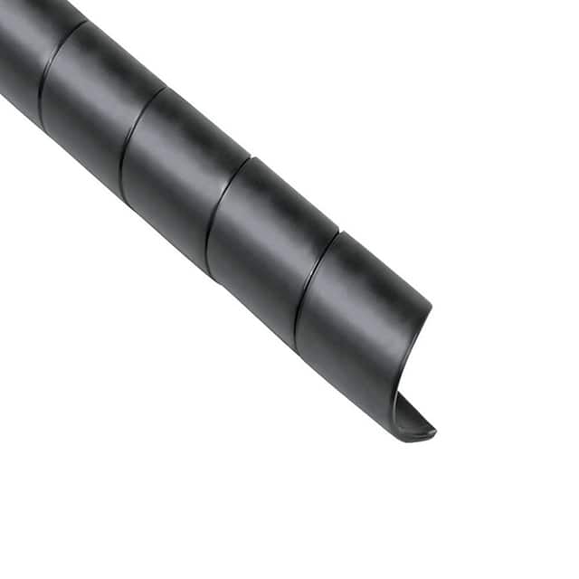 HR4U-1/4 SPIRAL WRAP 1/4" X 100' BLACK