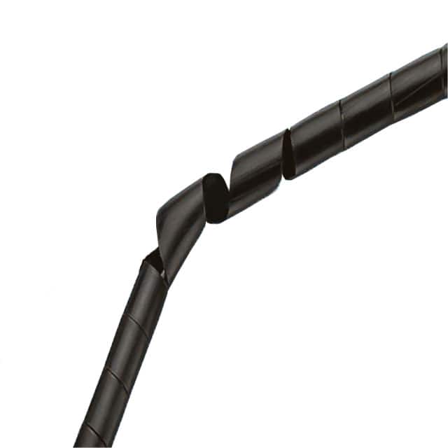 T12F-C0 SPIRAL WRAP 1/8" X 100' BLACK