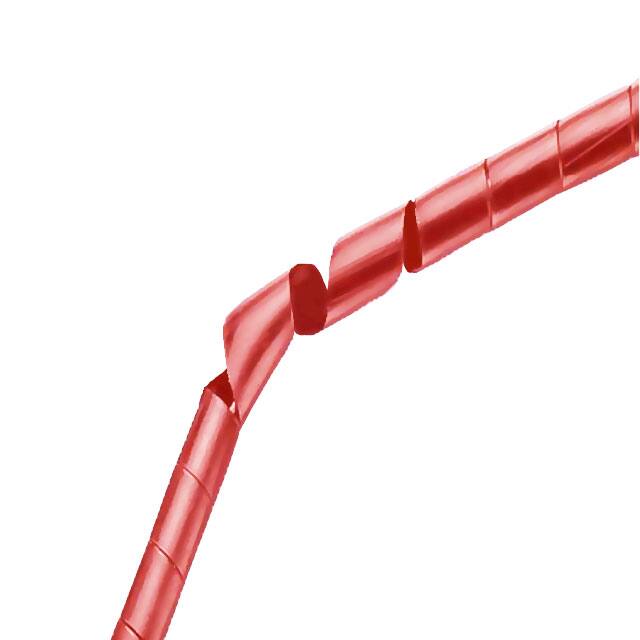 T25F-C2 SPIRAL WRAP 1/4" X 100' RED