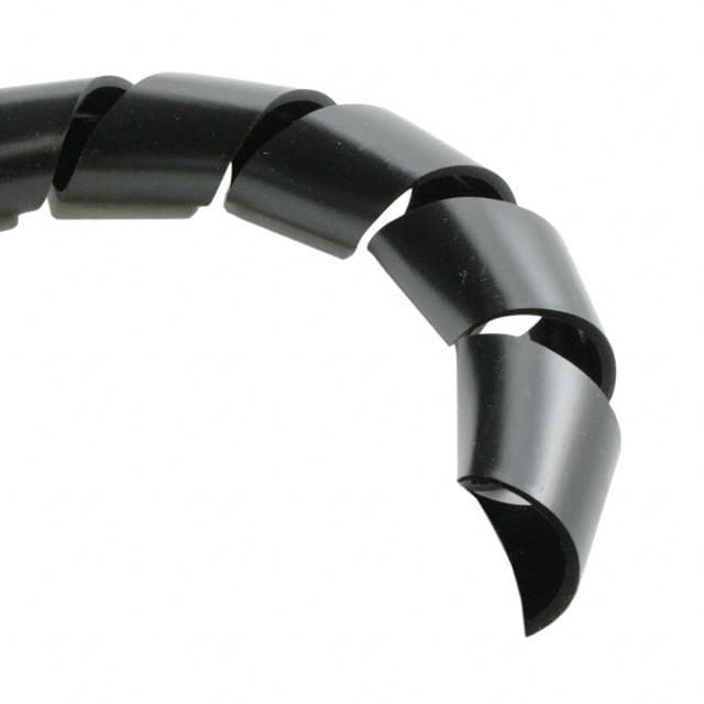 SW45 BK005 SPIRAL WRAP 0.84" X 100' BLACK