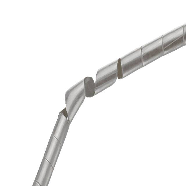 T50F-C8 SPIRAL WRAP 1/2" X 100' GRAY
