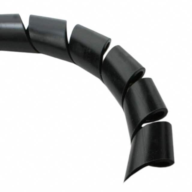 SW44 BK008 SPIRAL WRAP 0.62" X 25' BLACK