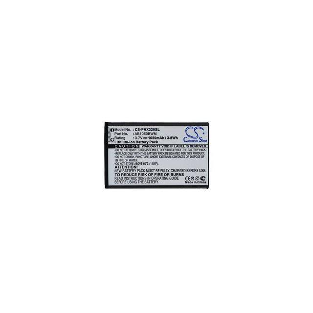 AB1050BWM BATTERY Replacement for Philips AB1050BW