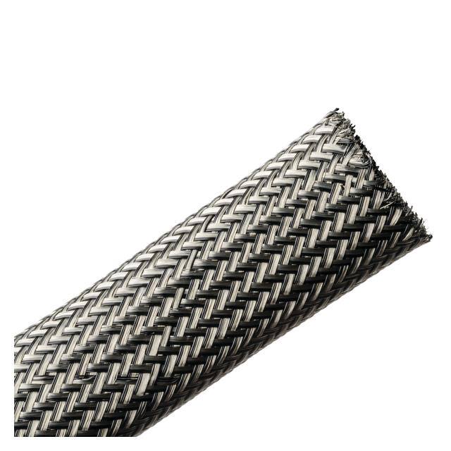 173-02000 SLEEVING 0.787" X 164' SLVR/BLK