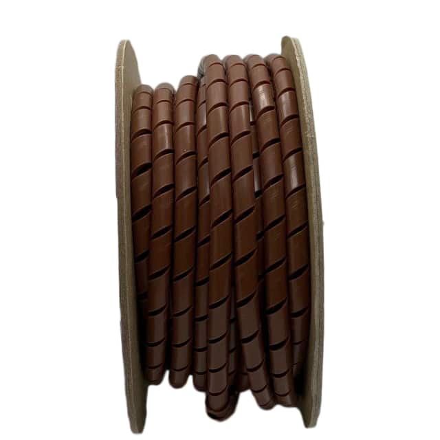 HT 1/2 C BR SPIRAL WRAP 0.376" X 100' BROWN
