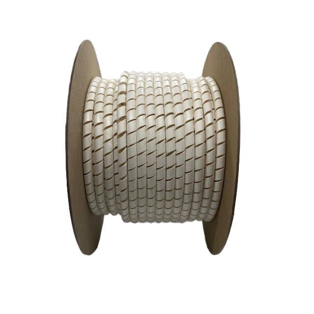 HT 3/8 R SPIRAL WRAP 0.271" X 100' WHITE