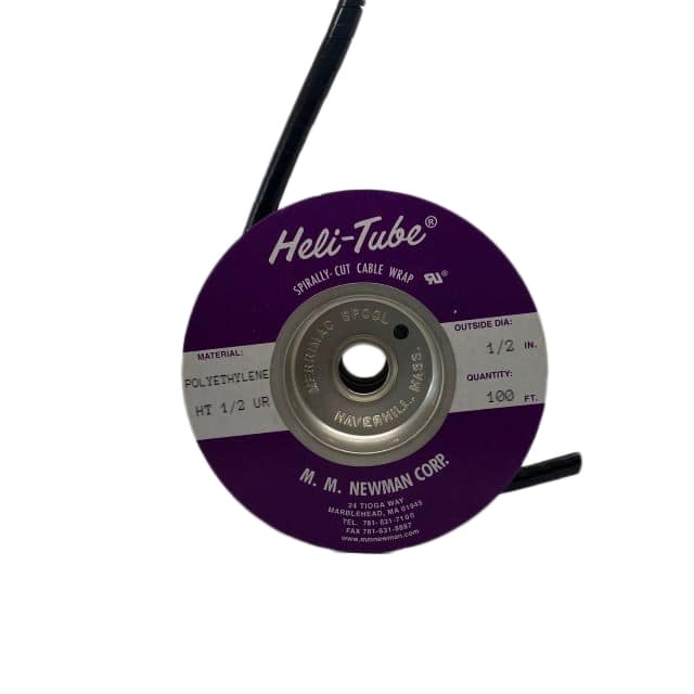 HT 1/2 UR SPIRAL WRAP 0.376" X 100' BLACK