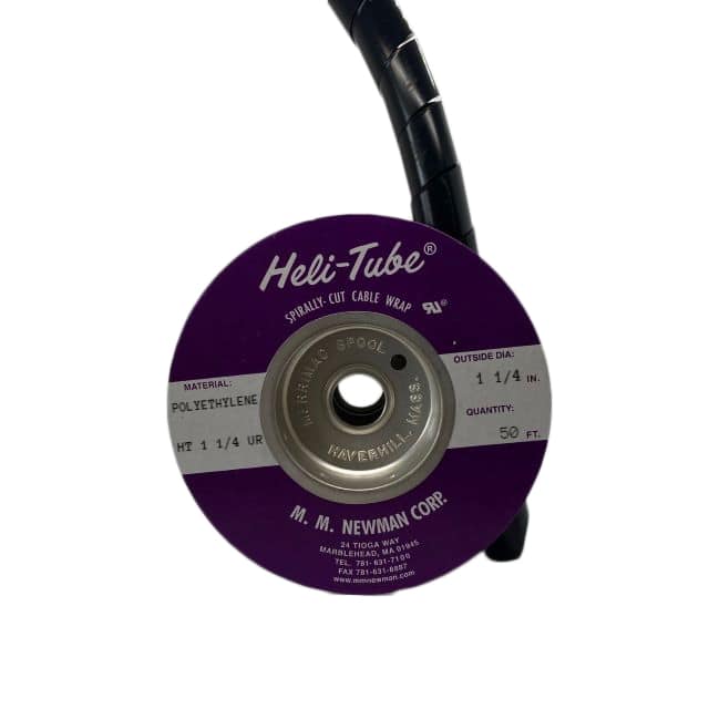 HT 1 1/4 UR SPIRAL WRAP 1.07" X 50' BLACK