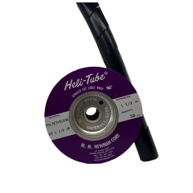 HT 1 1/2 UR SPIRAL WRAP 1.3" X 50' BLACK