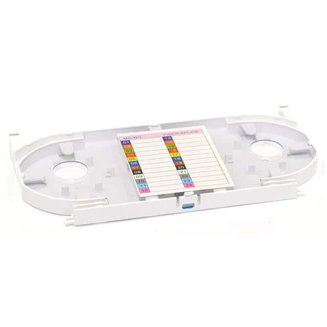 FT-TRAY24 24-FIBER-FUSION-SPLICE-TRAY-WHIT