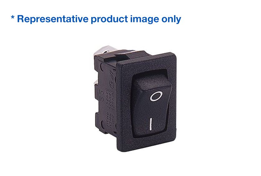 X8610VBAAC The Bulgin X8610VBAAC is a miniature rocker switch. It features RoHS3 compliance and an MSL 1 rating.