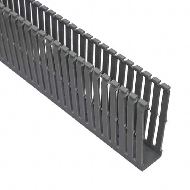 F1X4LG6 WIRE DUCT SLOTTED SCREW 6' GRAY