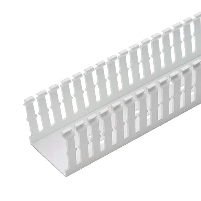 F1.5X3WH6 WIRE DUCT SLOTTED SCREW 6' WHITE