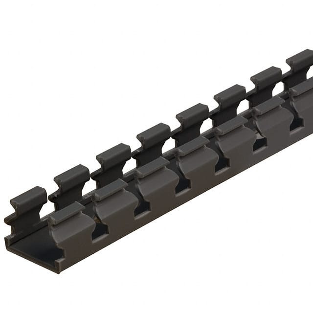 F.5X.5LG6 WIRE DUCT SLOTTED SCREW 6' GRAY