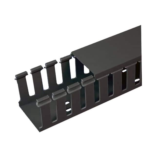 G1X2BL6 WIRE DUCT SLOTTED SCREW 6' BLACK