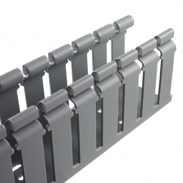 H2X3LG6 WIRE DUCT SLOTTED SCREW 6' GRAY
