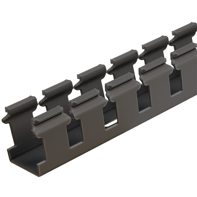 G.75X1LG6 WIRE DUCT SLOTTED SCREW 6' GRAY