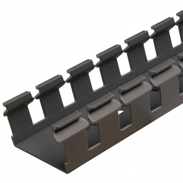 G1.5X1LG6 WIRE DUCT SLOTTED SCREW 6' GRAY