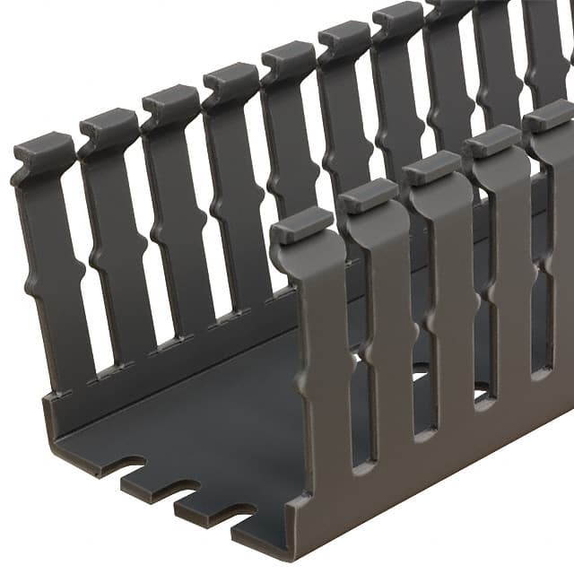 F2X2LG6 WIRE DUCT SLOTTED SCREW 6' GRAY