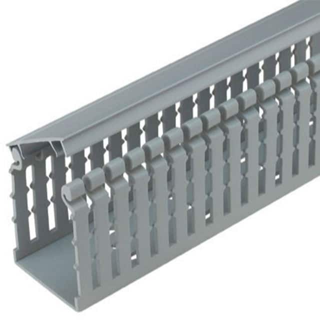 HN2X3LG6 WIRE DUCT SLOTTED SCREW 6' GRAY