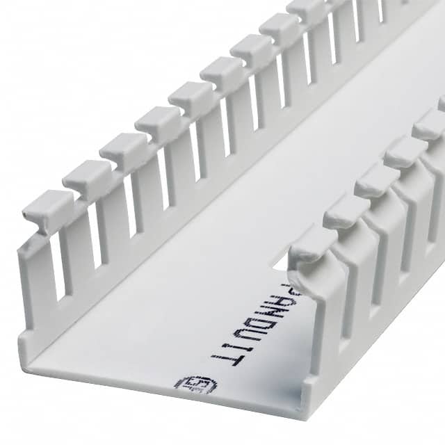 F1.5X1WH6 WIRE DUCT SLOTTED SCREW 6' WHITE