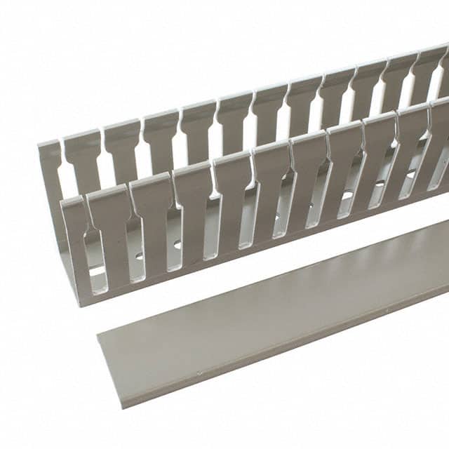 B40X80S-R WIRE DUCT SLOTTED SCRW 6.56' GRY