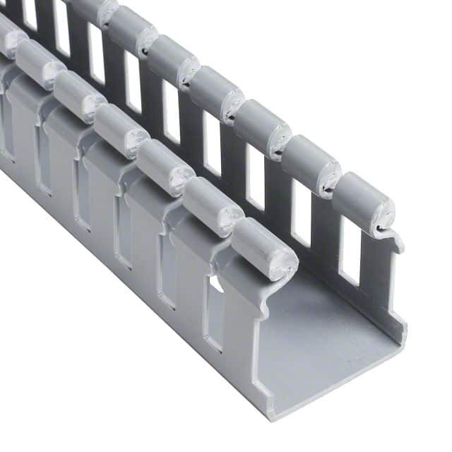 H1.5X2LG6 WIRE DUCT SLOTTED SCREW 6' GRAY