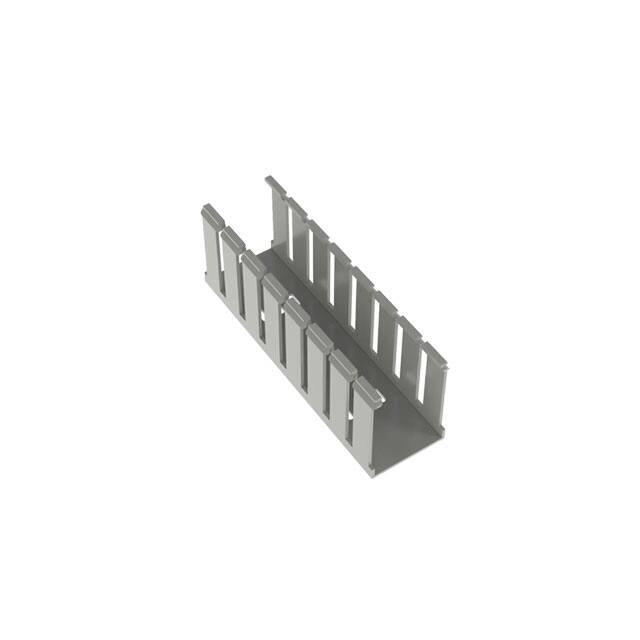 G4X1.5LG6 WIRE DUCT SLOTTED SCREW 6' GRAY