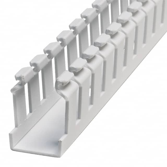 F.5X1WH6 WIRE DUCT SLOTTED SCREW 6' WHITE