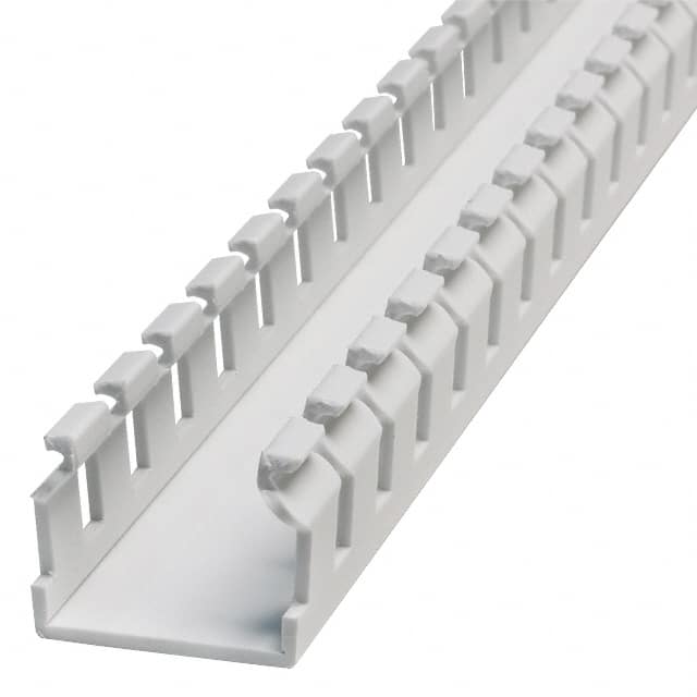 F.75X.75WH6 WIRE DUCT SLOTTED SCREW 6' WHITE