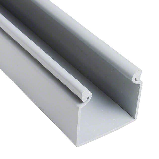 HS2X2LG6NM WIRE DUCT SOLID BASE 6' GRAY