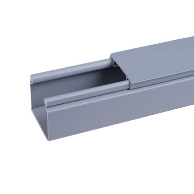 HS4X4LG6NM WIRE DUCT SOLID BASE 6' GRAY