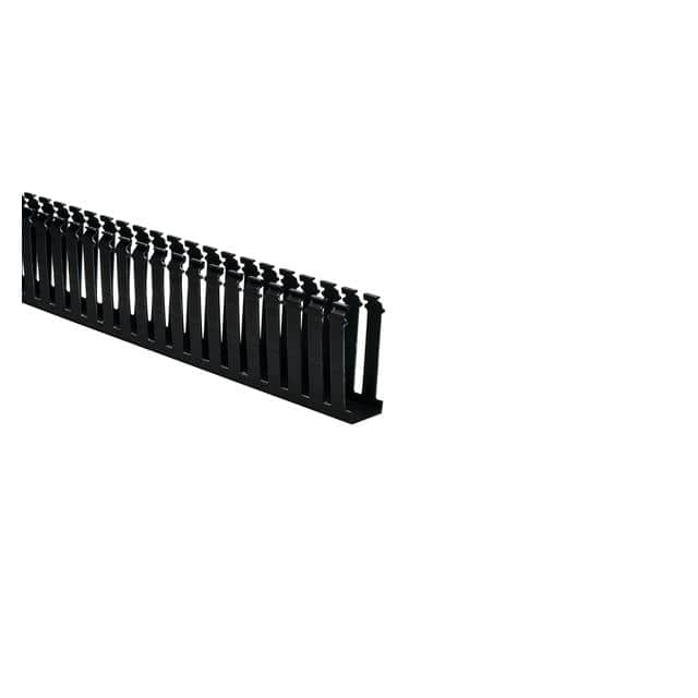 181-15400 WIRE DUCT SLOTTED SCREW 6' BLACK