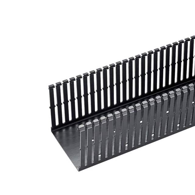 F2X2BL6 WIRE DUCT SLOTTED SCREW 6' BLACK