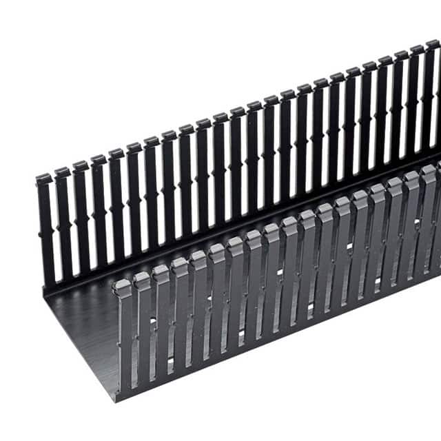 F1X3BL6 WIRE DUCT SLOTTED SCREW 6' BLACK