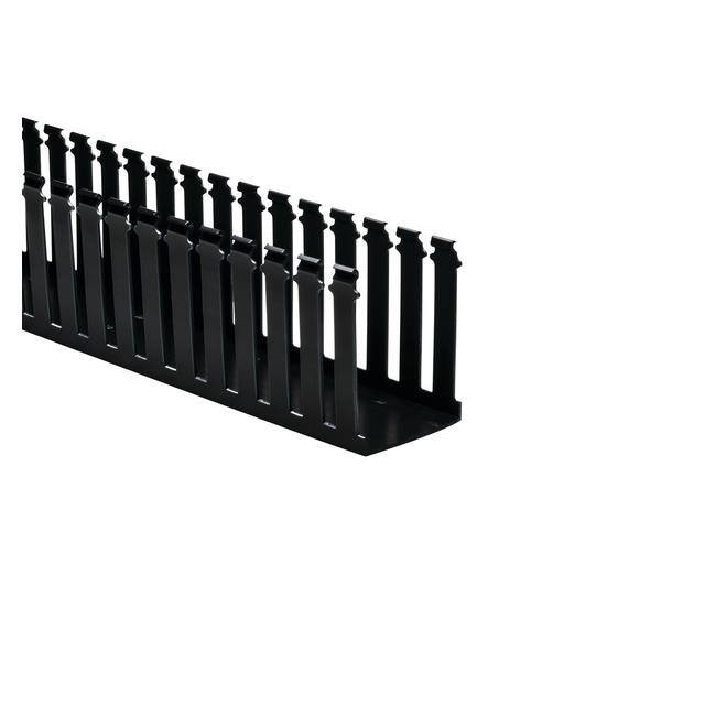 181-34002 WIRE DUCT SLOTTED SCREW 6' BLACK