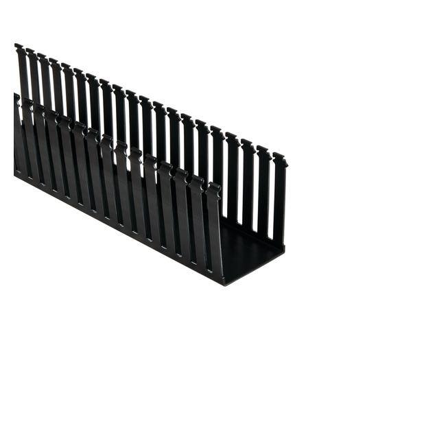 181-45002 WIRE DUCT SLOTTED SCREW 6' BLACK
