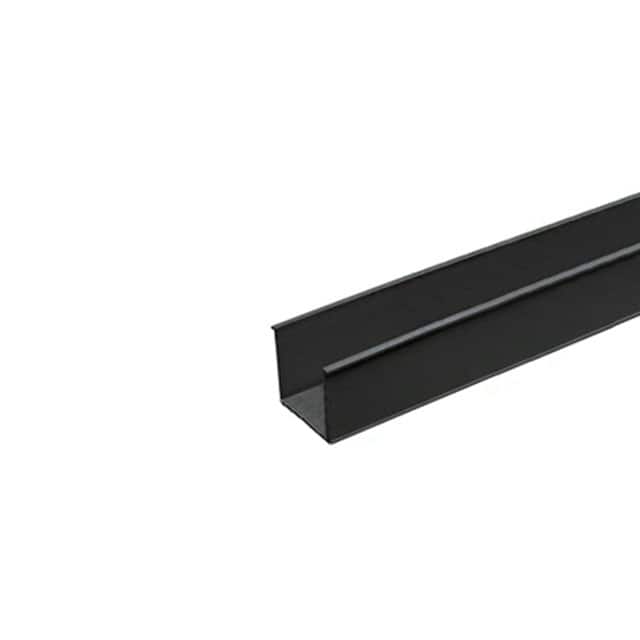 S2X2BL6NM WIRE DUCT SOLID BASE 6' BLACK