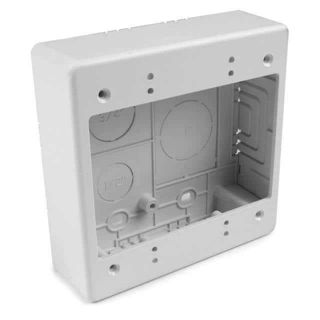 TSRW-JBD DUAL GANG JUNC BOX WHITE
