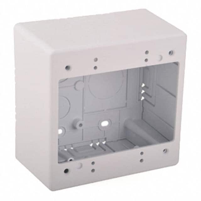 TSRW-JBD2 DUAL GANG JUNC BOX WHITE
