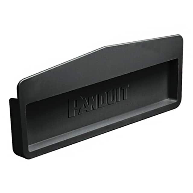 FREC12X4BL CABLE DUCT END CAP