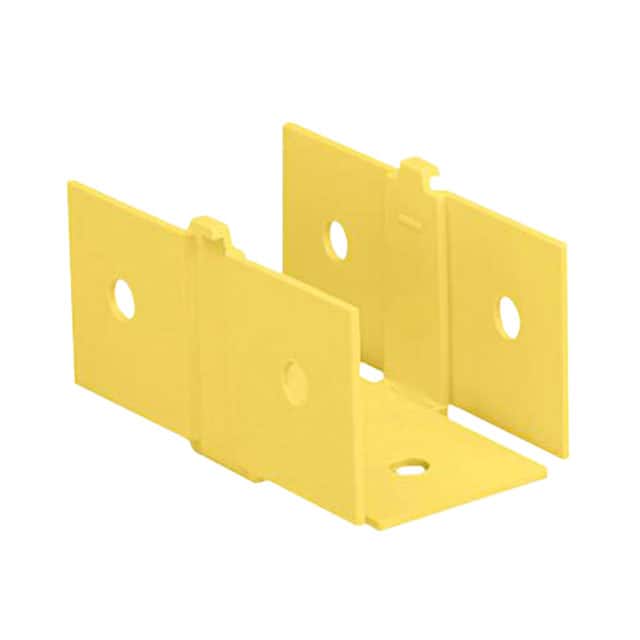 FCF4X4YL FITTING COUPLER ABS YELLOW 4X4"