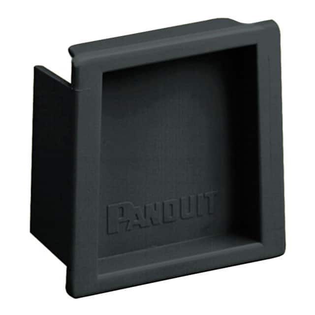 FEC2X2BL FITTING END CAP ABS BLACK 2X2"