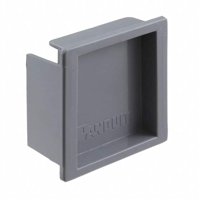FEC2X2LG FITTING END CAP ABS LT GRAY 2X2"