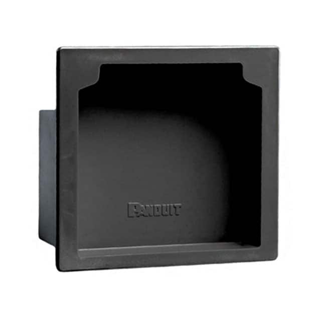 FHDEC4X4BL CABLE DUCT END CAP