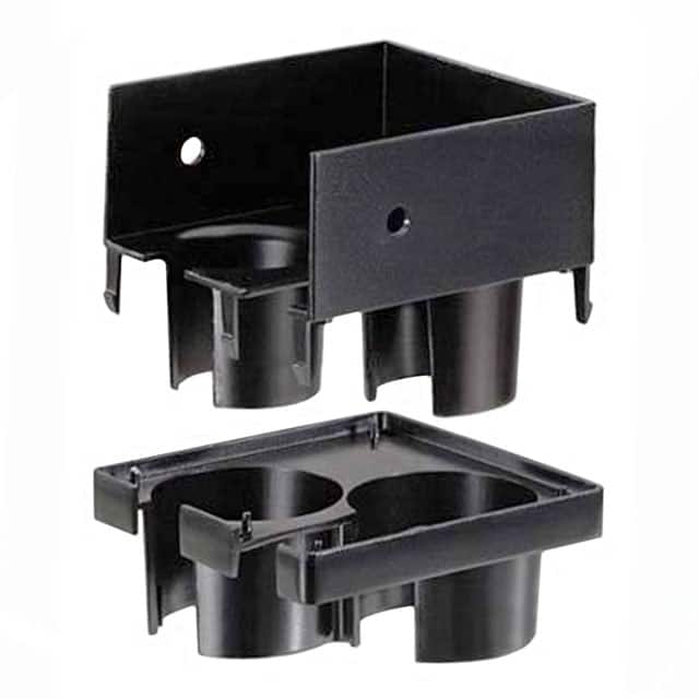 FIDT4X4BL CABLE DUCT 2PORT SPILLOUT