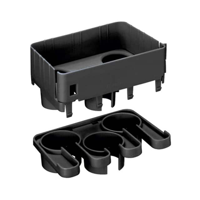 FRIDT6X4BL CABLE DUCT 3PORT SPILLOUT