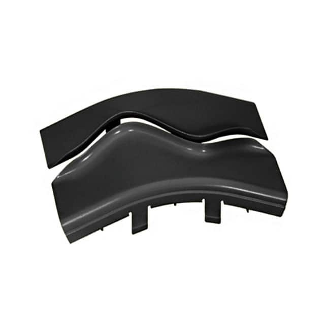 FROV45SC6BL CABLE DUCT VERT SPLIT COVER