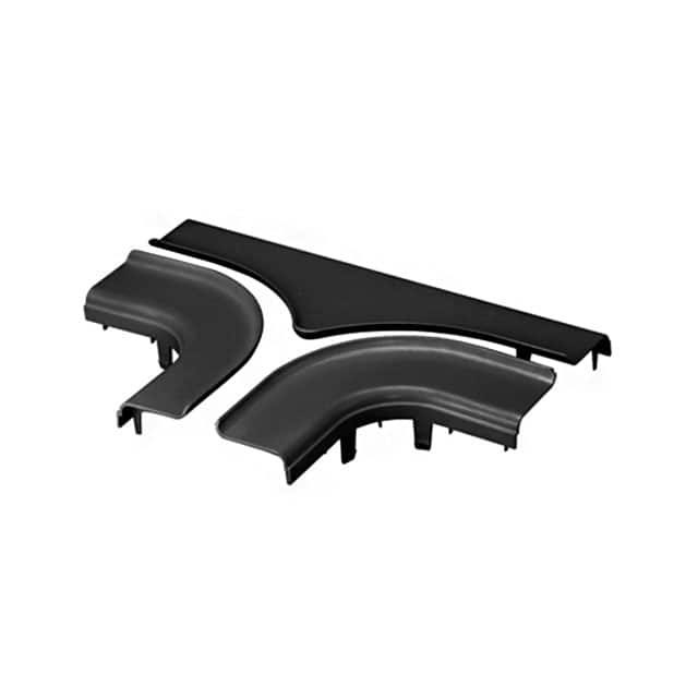 FRTSC4BL CABLE DUCT HORIZONTAL SPLIT COVR