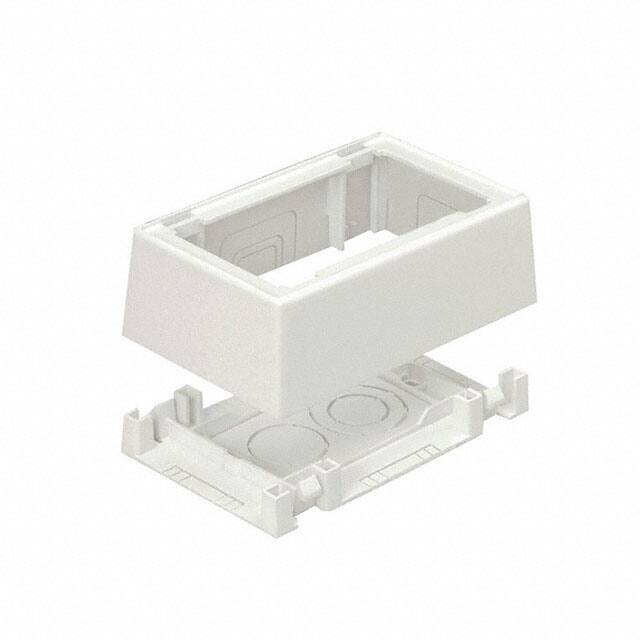 JB3510WH-A SINGLE GANG LOW VOLTAGE 2-PIECE